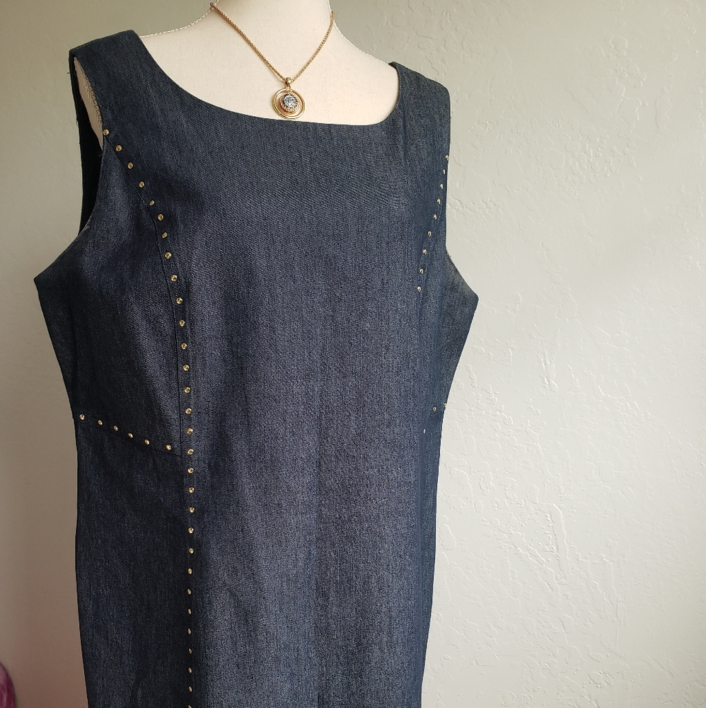 Appraisal Plus Denim Dress